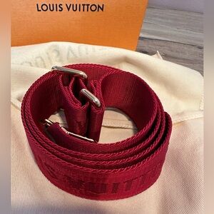 Louis Vuitton Multi Pochette Bandouliere Strap Red